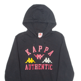 KAPPA Mens Black Hoodie L
