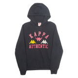 KAPPA Mens Black Hoodie L