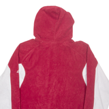 ADIDAS Hoosiers Football Fleece Mens Red Hoodie L