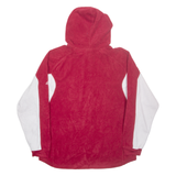 ADIDAS Hoosiers Football Fleece Mens Red Hoodie L