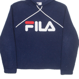 FILA Fleece Mens Blue Hoodie M