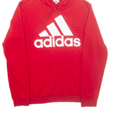 ADIDAS Mens Red Hoodie S