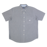 CHAPS Mens Shirt Black Check L
