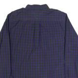 TOMMY HILFIGER Mens Shirt Black Check Long Sleeve L