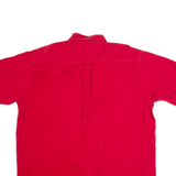 NAUTICA Mens Plain Shirt Red XL