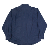 FADED GLORY Mens Plain Shirt Blue Long Sleeve XL