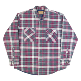 ST JOHNS BAY Mens Lumberjack Shirt Red 90s Plaid Long Sleeve L