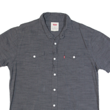 LEVI'S Mens Plain Shirt Grey M