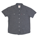 LEVI'S Mens Plain Shirt Grey M