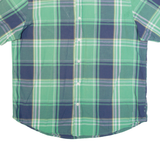 CHAPS Mens Shirt Green Check L