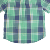 CHAPS Mens Shirt Green Check L