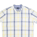 TOMMY HILFIGER Mens Shirt White Check XL
