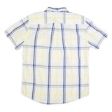 TOMMY HILFIGER Mens Shirt White Check XL
