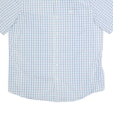 CHAPS Mens Shirt Blue Check L
