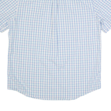 CHAPS Mens Shirt Blue Check L