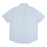 CHAPS Mens Shirt Blue Check L
