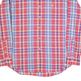 RALPH LAUREN Mens Shirt Red Plaid Long Sleeve XL