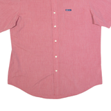 CHAPS Mens Plain Shirt Red L