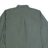NAUTICA Oxford Mens Plain Shirt Green Long Sleeve 2XL