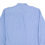 NAUTICA Mens Shirt Blue Check Long Sleeve XL