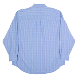 NAUTICA Mens Shirt Blue Check Long Sleeve XL