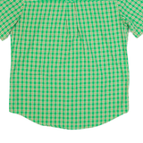 CHAPS Mens Shirt Green Check M