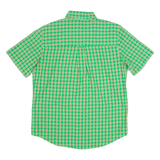 CHAPS Mens Shirt Green Check M