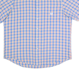 CHAPS Mens Shirt Blue Check L