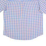 CHAPS Mens Shirt Blue Check L