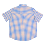 CHAPS Mens Shirt Blue Check L
