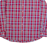 CHAPS Mens Shirt Red Plaid Long Sleeve XL