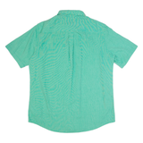 CHAPS Mens Plain Shirt Green L