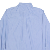 NAUTICA Mens Shirt Blue Pinstripe Long Sleeve L
