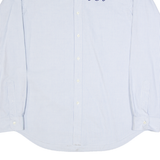RALPH LAUREN Mens Shirt Blue Striped Long Sleeve XL
