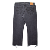 LEVI'S 501 Jeans Mens Grey Regular Straight W38 L27
