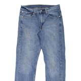 LEVI'S 505 Jeans Mens Blue Regular Straight Stone Wash W29 L30