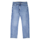 LEVI'S 505 Jeans Mens Blue Regular Straight Stone Wash W31 L30