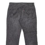 LEVI'S 511 Jeans Mens Grey Skinny Straight Stone Wash W33 L26