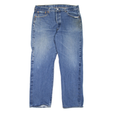 LEVI'S 501 Jeans Mens Blue Regular Straight Stone Wash W35 L30
