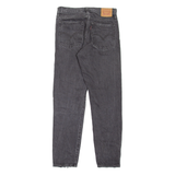 LEVI'S Distressed Womens Jeans Grey Slim Skinny W26 L28