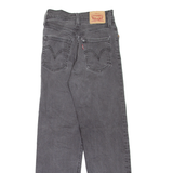 LEVI'S Ribcage Womens Jeans Grey Regular Straight W24 L27