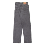 LEVI'S Ribcage Womens Jeans Grey Regular Straight W24 L27