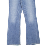 LEVI'S 528 Curvy Cut Womens Jeans Blue Regular Bootcut Stone Wash W28 L31