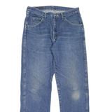 WRANGLER Mens Jeans Blue Regular Straight Stone Wash W33 L32