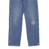 WRANGLER Mens Jeans Blue Regular Straight Stone Wash W33 L32