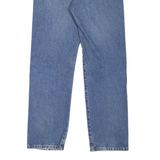 WRANGLER Mens Jeans Blue Regular Straight Stone Wash W33 L32