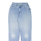 LEE Womens Jeans Blue Regular Mom Stone Wash W24 L30