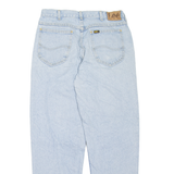 LEE Womens Jeans Blue Relaxed Tapered W29 L30