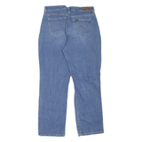 LEE Distressed Womens Jeans Blue Regular Straight W31 L28