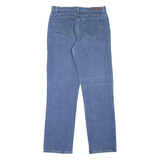 LEE Womens Jeans Blue Relaxed Straight W32 L32